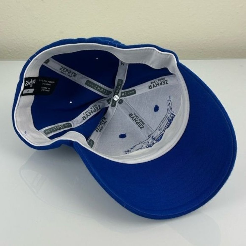 Zephyr BYU Cougars Fitted Hat, Sz Lg - Picture 8 of 12